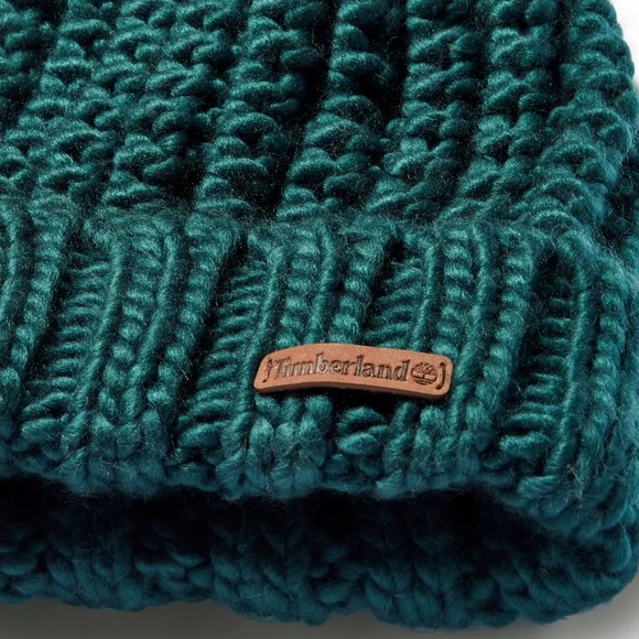 TIMBERLAND WOMEN'S CHUNKY TEXTURED BEANIE - Picture 2 of 2
